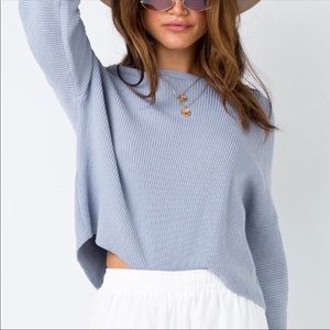 NWT Princess Polly Laneway Grey Sweater